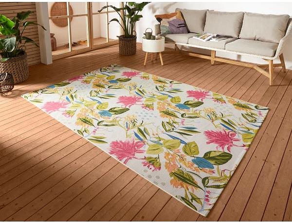 Koberec Hanse Home Collection Kusový koberec Flair 105613 Flowers and Leaves Multicolored, 80 × 165 cm ...