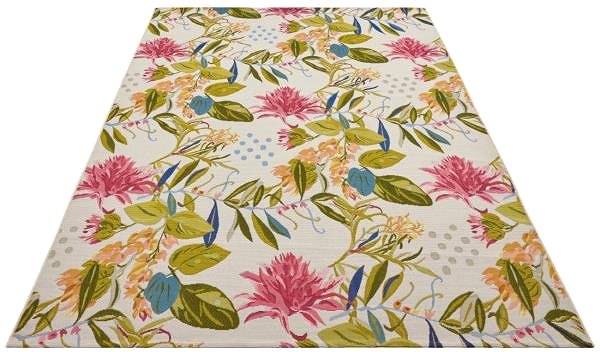 Koberec Hanse Home Collection Kusový koberec Flair 105613 Flowers and Leaves Multicolored, 80 × 165 cm ...