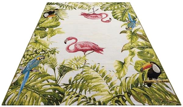 Koberec Hanse Home Collection Kusový koberec Flair 105616 Tropical Birds Multicolored, 80 × 165 cm ...