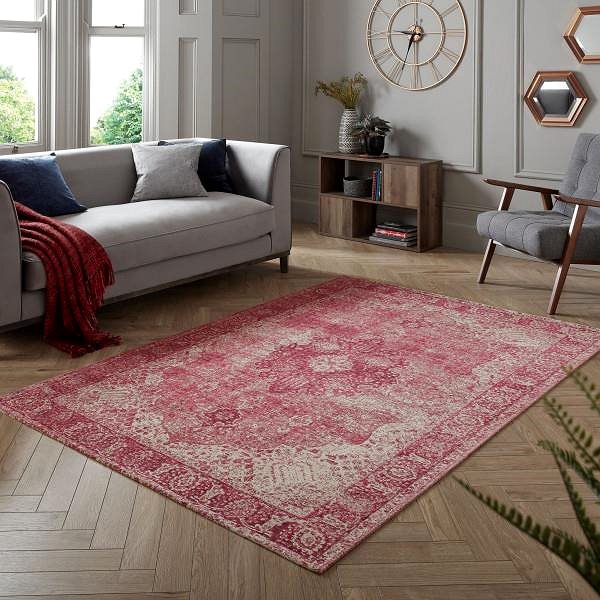 Koberec Flair Rugs Kusový koberec Manhattan Antique Pink ...