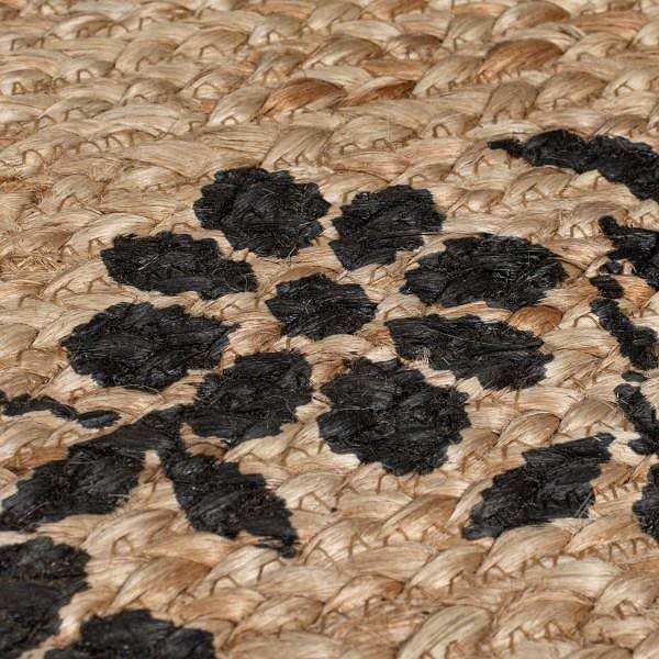 Koberec Flair Rugs Kusový koberec Printed Jute Maisie Natural/Black 80 × 150 cm ...