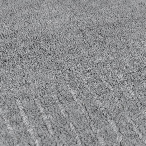 Koberec Flair Rugs Kusový ručne tkaný koberec Tuscany Textured Wool Border Grey Marl 160 × 230 cm ...