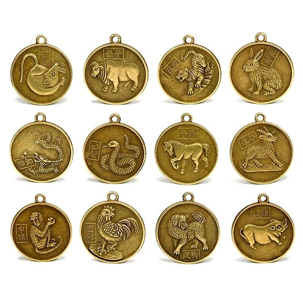 FENGSHUIHARMONY SNAKE Coin Zodiac pendant.