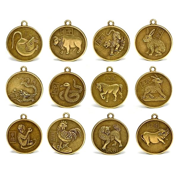 FENGSHUIHARMONY BOAR Zodiac Coin pendant.