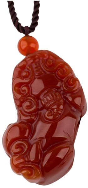 FENGSHUIHARMONY Red Pi Yao pendant.