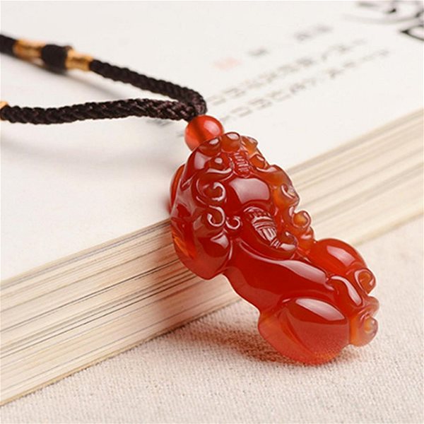 FENGSHUIHARMONY Red Pi Yao pendant.