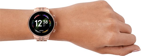 Smart Watch Fossil Gen 6 FTW6077 Rose Gold Stainless-Steel Lifestyle