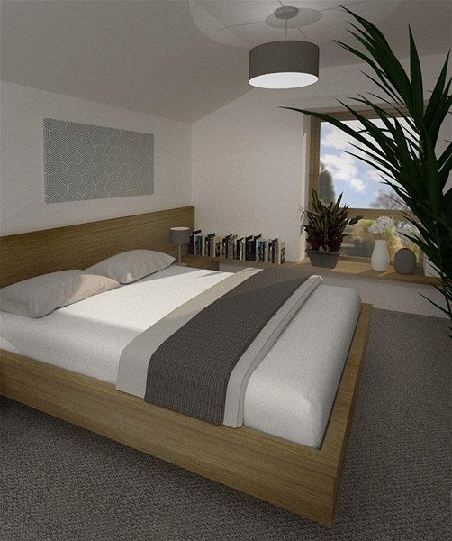 Plachta na posteľ 4sleep froté s gumičkou 180/200 smotanové ...