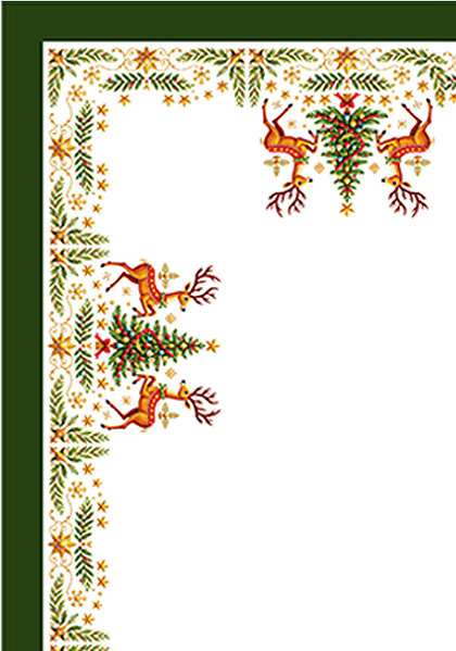 Runner 4sleep Christmas tablecloth 40 × 140 cm - deer .
