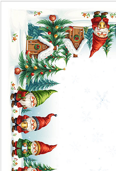 Runner 4sleep Christmas tablecloth 40 × 140 cm - elves .