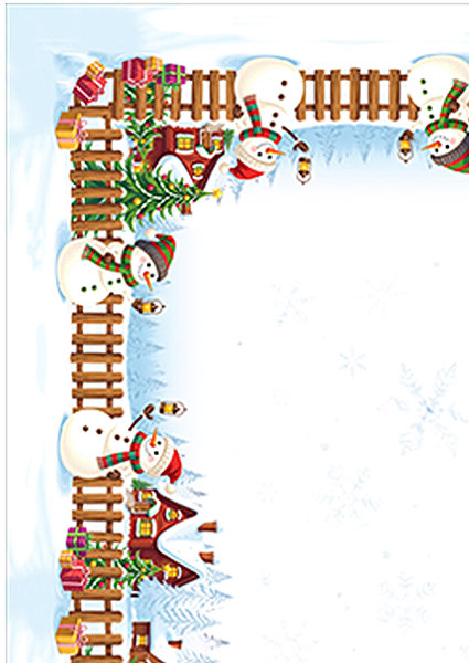Runner 4sleep Christmas tablecloth 40 × 140 cm - snowmen, green .