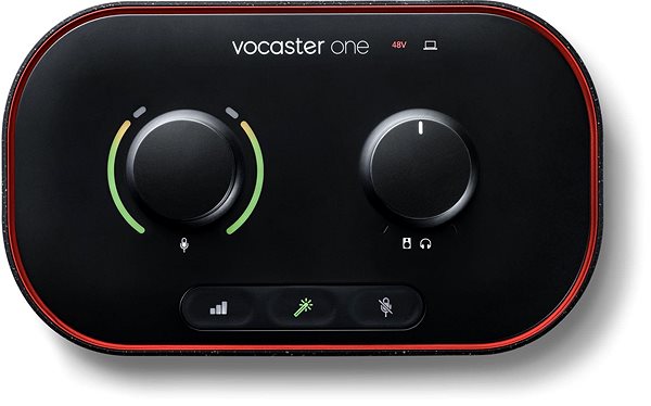 Külső hangkártya Focusrite Vocaster One Képernyő