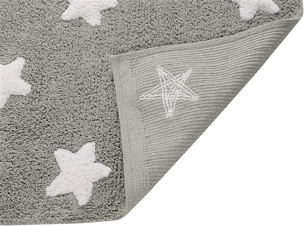 Koberec Bio kusový, ručne tkaný Stars Grey-White 120 × 160 cm ...