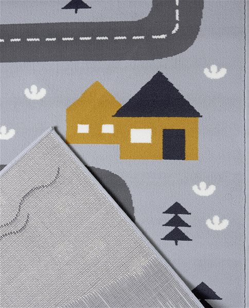 Koberec Dětský Adventures 104535 Grey/mustard 120×170 cm ...