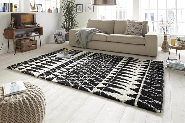 Koberec Kusový Allure 102770 schwarz 160×230 cm ...