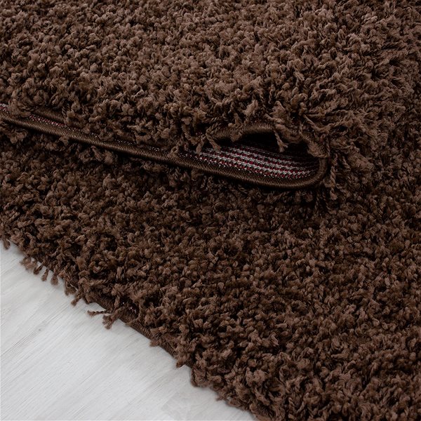 Koberec Kusový Dream Shaggy 4000 brown 65 × 130 cm ...