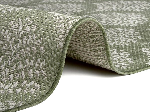 Koberec Kusový Flatweave 104868 Green/Cream 80×150 cm ...
