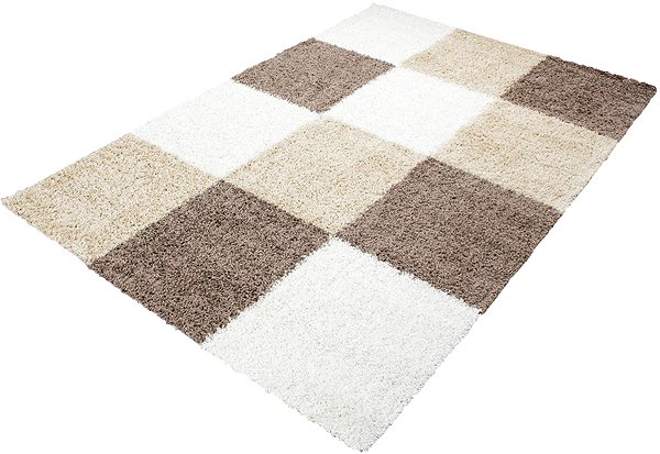 Kusový Life Shaggy 1501 mocca 80×250 cm runner rug.