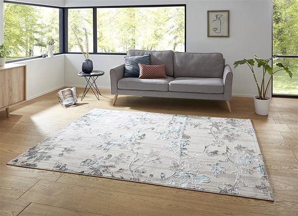 Koberec Kusový Opulence 104735 Silver-turquoise 80×150 cm ...