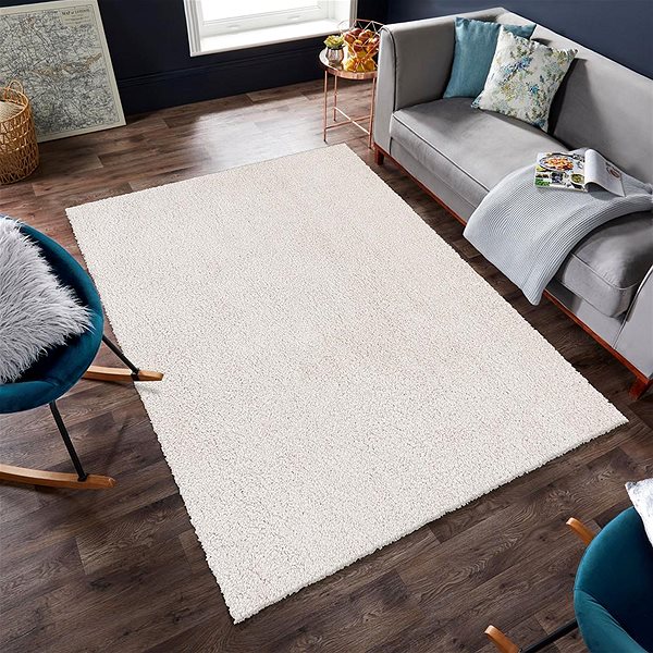 Koberec Kusový Queens 1200 Cream Beige 80 × 150 cm ...