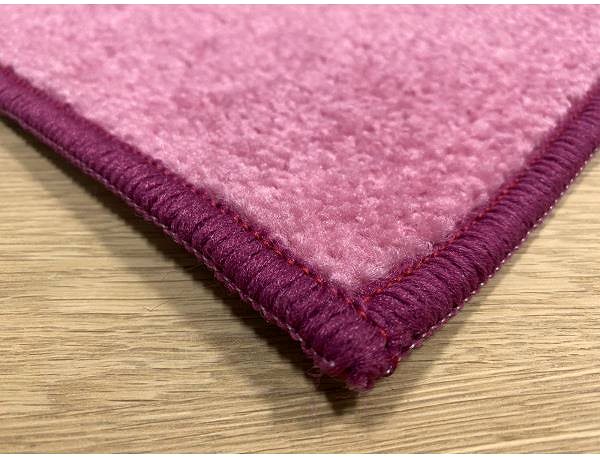 Koberec Kusový koberec Eton 11 ružový štvorec 60 × 60 cm ...