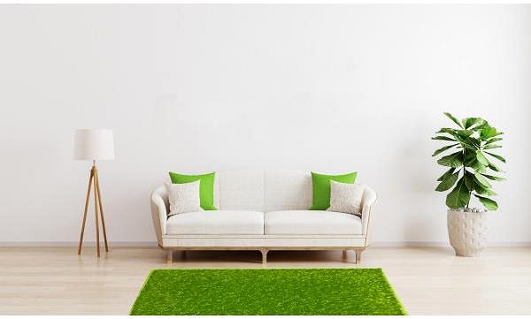 Koberec Kusový koberec Eton 41 zelený štvorec 60 × 60 cm ...