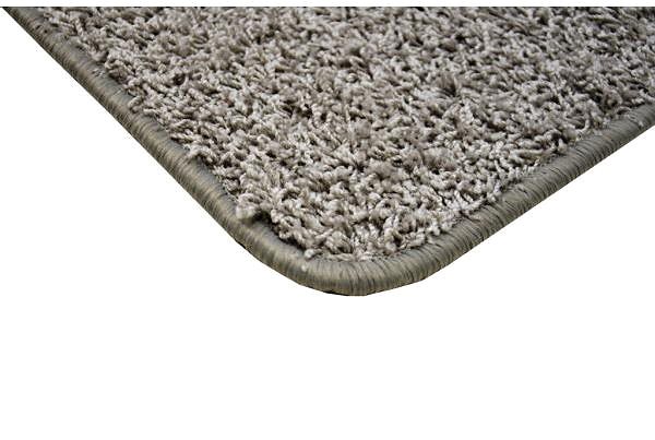 Koberec Kusový sivý koberec Color Shaggy štvorec 120 × 120 cm ...