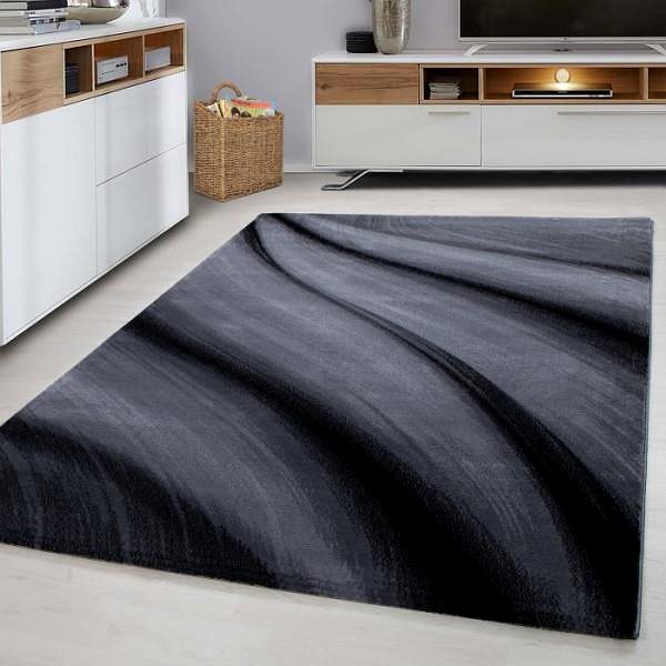 Koberec Kusový koberec Miami 6630 black 200 × 290 cm ...