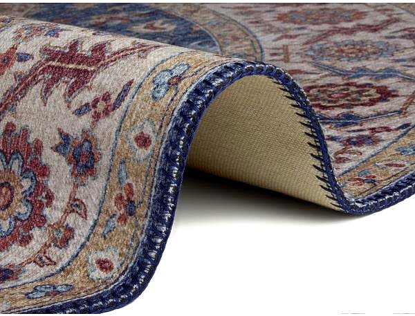 Koberec Kusový koberec Asmar 104001 Jeans/Blue kruh 160 × 160 (priemer) cm ...