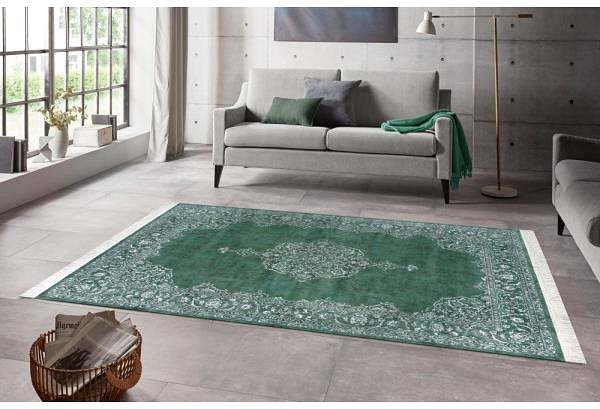 Koberec Kusový koberec Naveh 105026 Green 135 × 195 cm ...