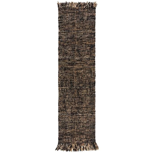 Koberec Kusový koberec Idris Black/Natural 60 × 230 cm ...