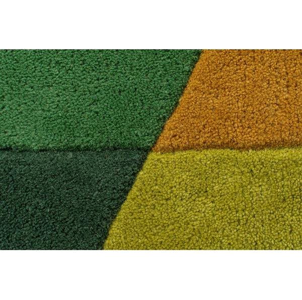 Koberec Ručne všívaný kusový koberec Illusion Prism Green / Multi kruh 160 × 160 (priemer) cm ...