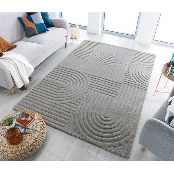 Koberec Kusový koberec Solace Zen Garden Grey 120 × 170 cm ...