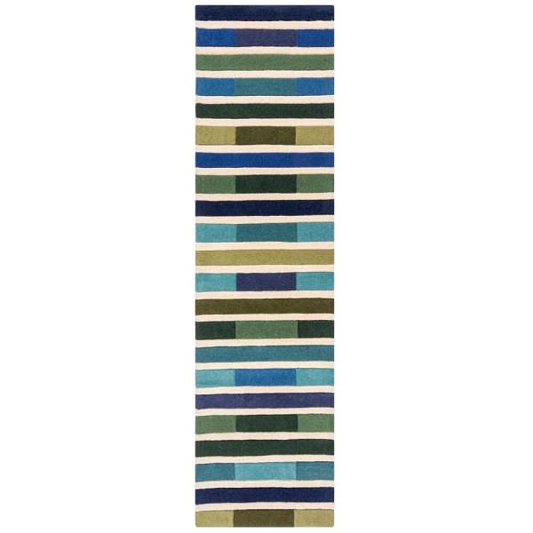 Koberec Ručne všívaný kusový koberec Illusion Piano Green/Multi 200 × 290 cm ...