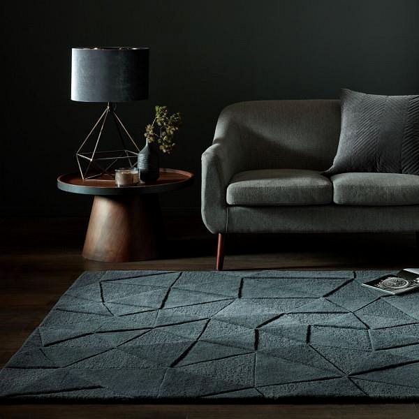Koberec Kusový koberec Moderno Shard Charcoal 120 × 170 cm ...