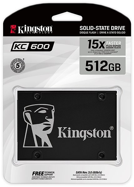 SSD Kingston SKC600 512GB Packaging/box