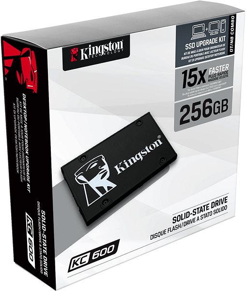 SSD Kingston SKC600 256GB Notebook Upgrade Kit Packaging/box
