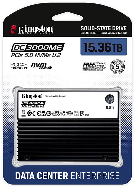 SSD meghajtó Kingston DC3000ME 15.36TB ...