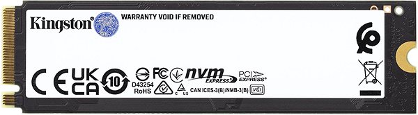 SSD Kingston FURY Renegade NVMe 500GB Back page