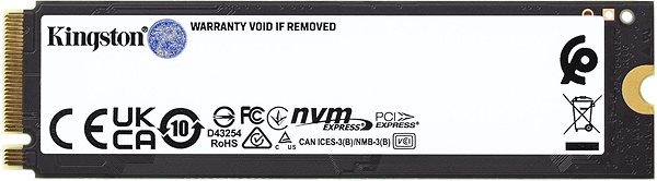 SSD Kingston FURY Renegade NVMe 1TB Back page