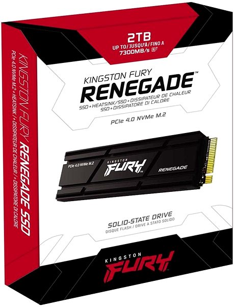 SSD meghajtó Kingston FURY Renegade NVMe 2TB Heatsink ...
