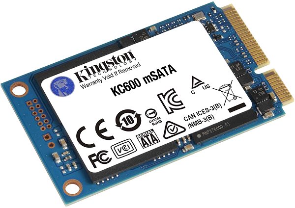 SSD Kingston KC600 256GB mSATA Screen