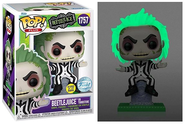 Figura Funko Pop! Beetlejuice Beetlejuice On Tombstone Glow 1757 ...