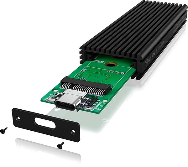 Externes Festplattengehäuse ICY BOX IB-1816M-C31 Typ-C auf PCIe NVMe M.2 SSD Gehäuse ...