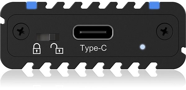 Hard Drive Enclosure ICY BOX IB-1824ML-C31 USB Type-C Enclosure for M.2 NVMe SSD - RGB Connectivity (ports)