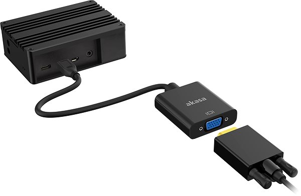 Átalakító AKASA Micro HDMI - VGA Adapter / AK-CBHD21-15BK Jellemzők/technológia