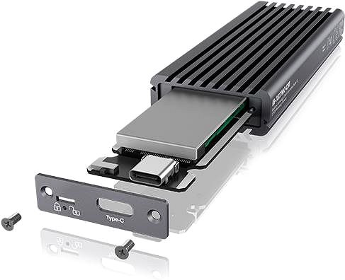 Externes Festplattengehäuse Icy Box IB-1817MC-C31 PCIe 3.0 x2 und SATA III Mermale/Technologie