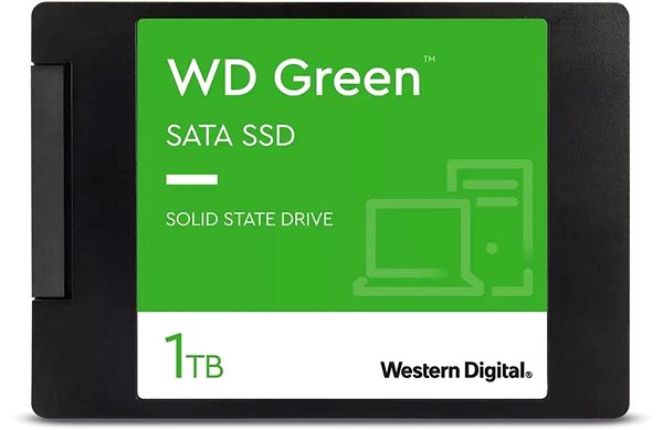 SSD WD Green SSD 1TB Screen