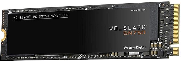 SSD disk WD Black SN750 NVMe SSD 2 TB Screen