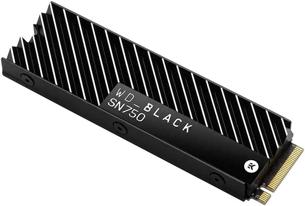 SSD meghajtó WD Black SN750 NVMe SSD 2TB Heatsink Képernyő